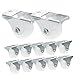 FUNOMOCYA Drawer Pulley 12pcs Rail Wheel s Wheels for Replacement Heavy Duty Stool Wheels for Home Office Stool Screw Caster Workbench Casters Plastic Wheels Pulley Pp White Drawer