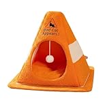 Punto di riposo stabile: progettato con un fondo stabile più ampio, questo lettino per gatti incorpora un tappetino anti-spostamento per fornire un supporto costante e prevenire scivolamenti, rendendolo ideale per le case con superfici piastrellate lisce