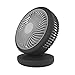 Pedestal Fans Wentylator elektryczny pulpit mały wentylator cichy przenośny urządzenie biuro ładowanie USB mini dom akademik wentylator prezent (kolor: Biały, rozmiar: 23 * 19,3 cm)
