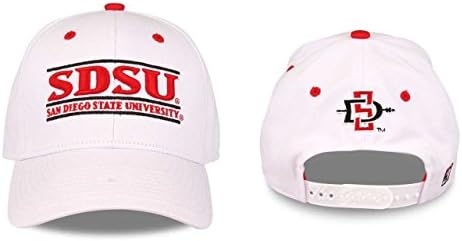 NCAA San Diego State Aztecs Unisex NCAA The Game bar Design Hat, White, Adjustable