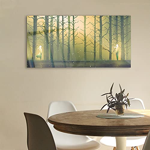 Image sur verre 100x50cm Forest Landscape tableau mural salon - 3