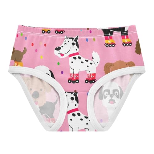 Cartoon Dogs Colorful Paws Girls Underwear Toddler 2t Cotton Cute Panties Girl Personalized Briefs Undies Kids