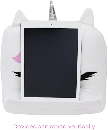 Miniatura 7 de CLUB LIBBY LU Soporte de almohada de unicornio de felpa para niños, soporte de almohada para niñas, soporte de tableta de viaje y hogar