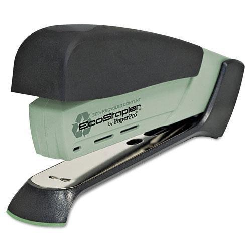 PaperPro "Desktop EcoStapler, 20-Sheet Capacity, Moss" Includes one rack of standard staples and one stapler. Unit of measure: EA, Manufacturer Part Number: 1710