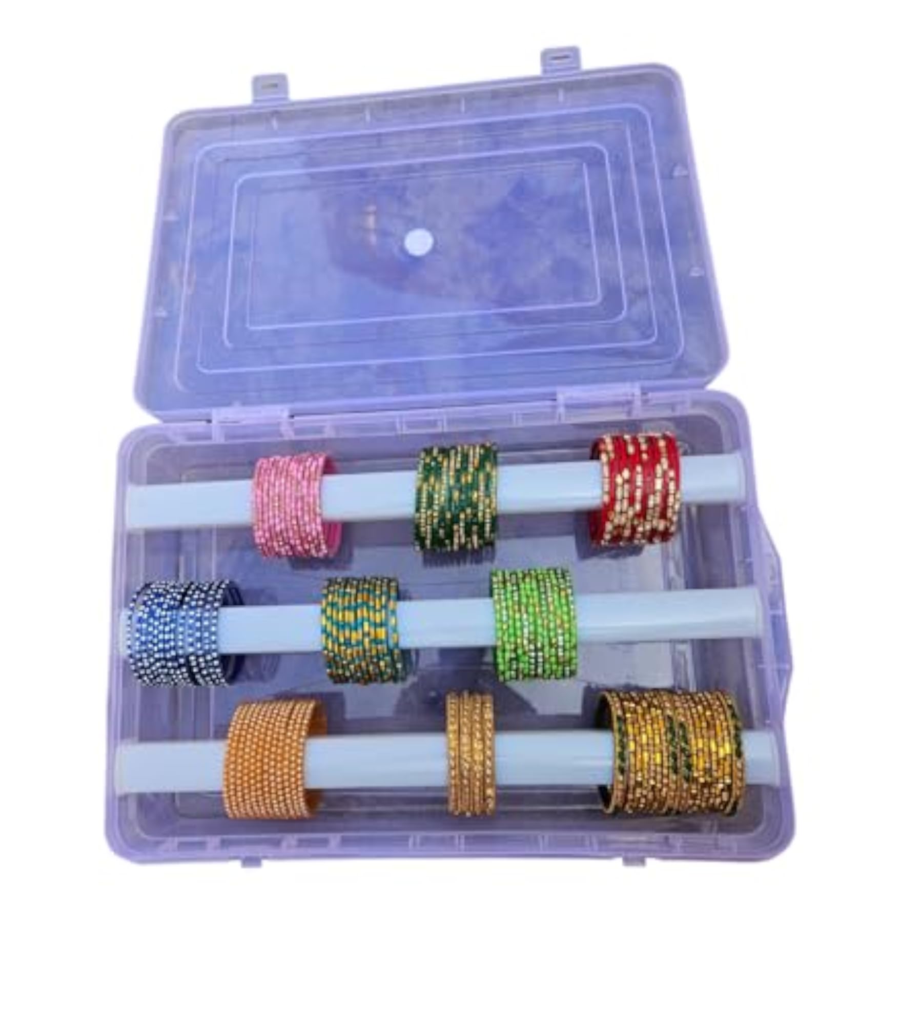Plastic Adjustable Bangle Box, Chudi Organizer