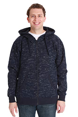 At The Buzzer Men’s Fleece Hoodie Zip Up Hooded Sweatshirt