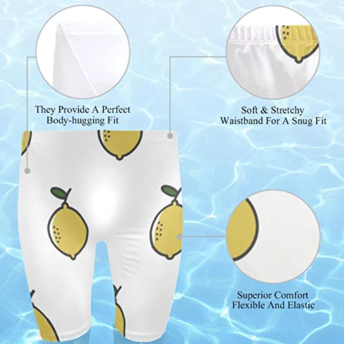 Bañador natación hombre 3XL corte cómodo que evita rozaduras con diseño de limones 2
