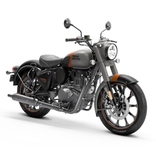 Image of Royal Enfield Classic 350 with Disc & Alloy Wheels Motorcycle (Gun Grey) Booking for Ex-Showroom Price