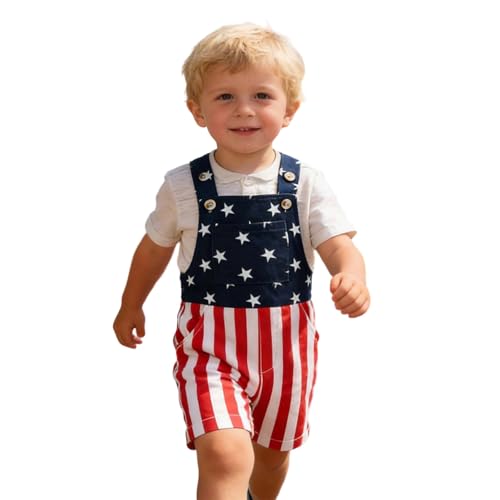 Salopette denim enfant vêtement été garçon fille style rayé original