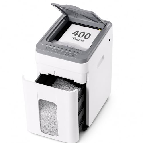 Takkicept 400-Sheet Auto Feed Shredder