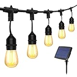 【Wasserdicht】Die Wasserbeständigkeit dieser Glühbirnen für Lichterketten beträgt IP65 und besteht ausschließlich aus Kunststoff. Sie können sie an Orten im Freien dekorieren, egal ob es regnet oder die Sonne scheint, Sie müssen sich keine Sorgen um Schäden machen. Sehr gut geeignet für Gartenpartys, Hochzeiten, Retro-Dekorationen etc.