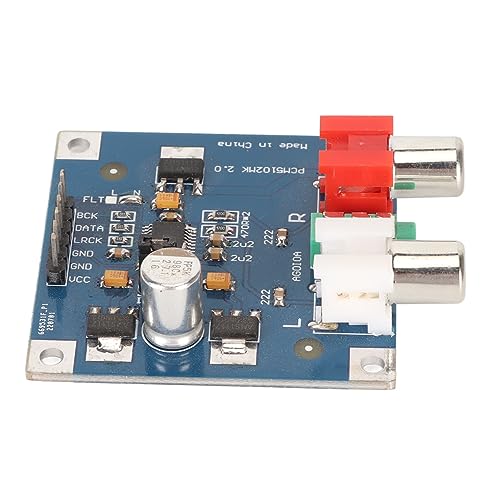 32bit 384K I2S DAC Decoder Board Module with 3.5mm Headphone Output - HighQuality DAC Decoder for Power Amplifier, Stereo Sound, and HiFi Performance