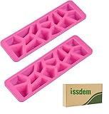 issdem Crystal Resin Molds Silicone, Rough Irregular Gem Stone Rock Molds for DIY Soap & Candle Making, Cabochon Gemstone Crafting Projects