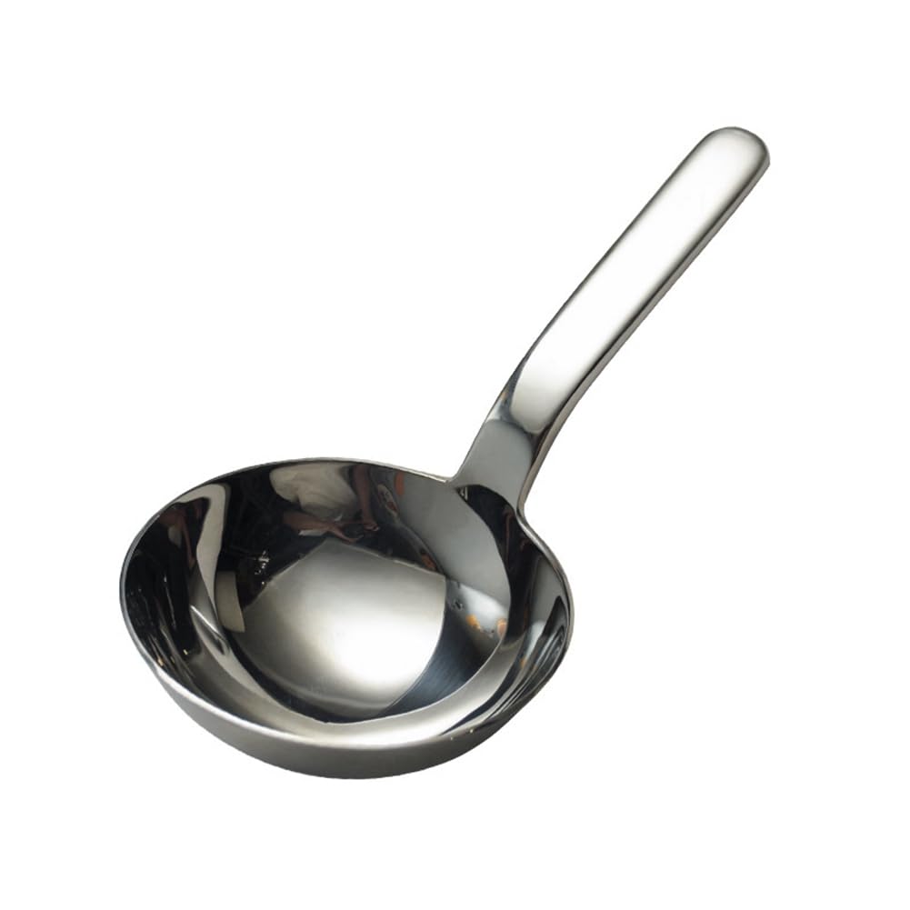 Mestolo Da Cucina In Acciaio Inox, Profondo E Grande, Forma Rotonda, Lucidato A Specchio, Per Zuppa, Pasta, Caffè, Ergonomico - 2