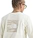 THE NORTH FACE Women's Evolution Box NSE Fill Light Long-Sleeve Tee | Regular Fit Cotton Shirt with Logo Graphic, White Dune, X-Large