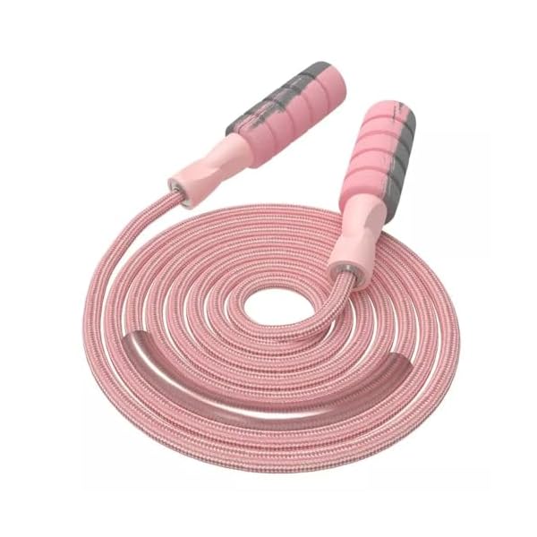 Jump Rope Cotton Adjustable Skipping Weighted jumprope for Women, Adult and Children Athletic Fitness Exercise Jumping Rope
