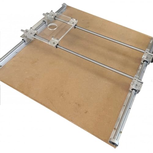 Router Sled - Wood Slab Flattening Mill Router Jig - 12mm Up to 1000x600mm (600x600mm), GG-RS12-SLED