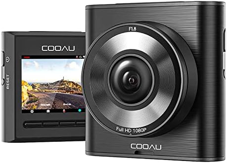 COOAU Mini Dash Cam, Dash Camera for Cars FHD 1920x1080P, Dashcam Front with 2" IPS Screen, Car Dash Camera Built-in Night Vision, Wide Angle, Supercapacitor, WDR, G-Sensor, Loop Record(M53)