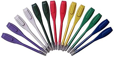 CRESTGOLF 50pcs Golf Pencils,Random Color Golf Scoring Pen, Golf Marker Pen Pencil Lead Writing Scoring Pen Scorer,Goft Gift for Golf lovers