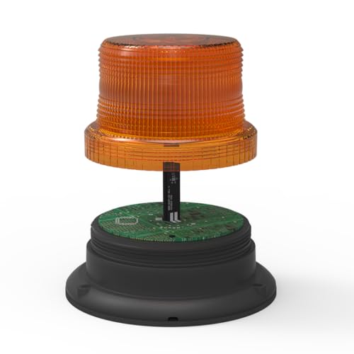 Lámpara LED Ecco 6465A ámbar con montaje de 3 pernos miniatura 3