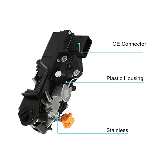 Image of X AUTOHAUX Power Door Lock Actuator Motor Front Left Driver Side for Chevrolet Tahoe 2007-2009 for Silverado Sierra 1500 2007-2009 25876385 25876386