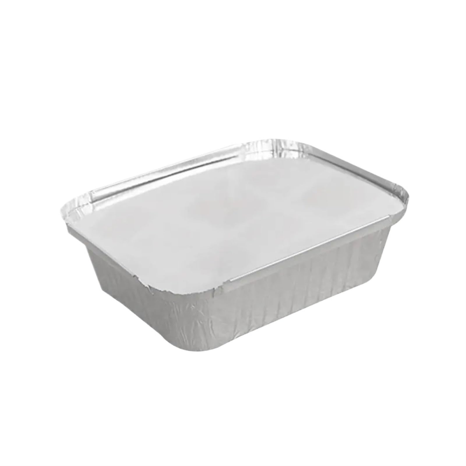 Jednorazowe naczynia kuchenne 125 szt. Taca do wychwytywania grilla z folii aluminiowej pokrywką Grill gotowania Pieczenie(600ml)