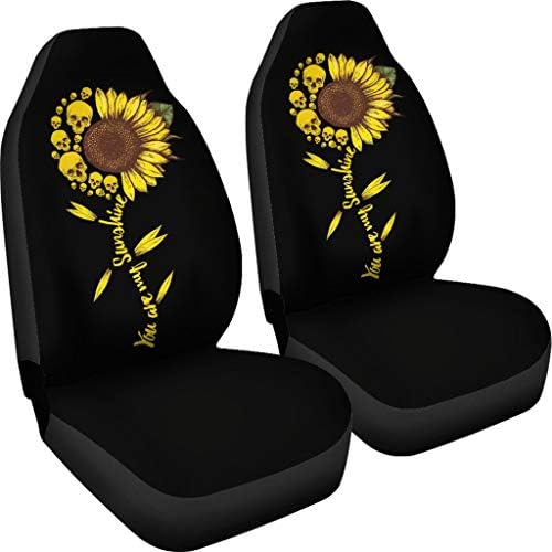 CHICKYSHIRT You are My SunShine, Sunflower Car Seat Covers