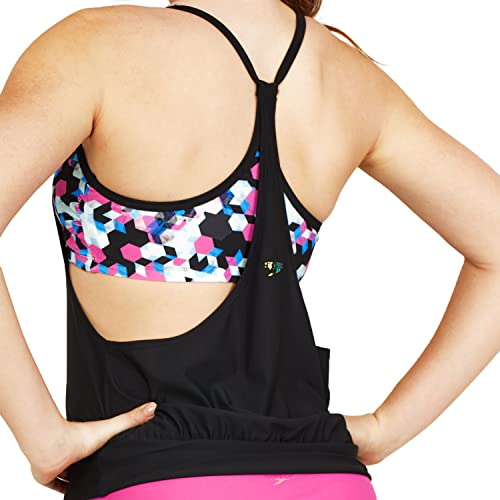 Image of Speedo womens Swimsuit Top Tankini Blouson