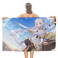 Amazon｜葬送のフリーレンバスタオル 超吸収性フェイスタオル