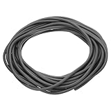 PATIKIL 1/4 Inch x 32.8 Feet Backer Rod, Hard Solid Nitrile Rubber Rope Caulk Crack Gaps Joint Filler Weather Stripping for Home Construction, Industrial Equipment Gasket DIY，Black