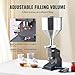 VEVOR Pneumatic Paste Liquid Filling Machine, 5-50ml Bottle Filler, Bottle Filling Machine, Stainless Steel Liquid Filler with Pedal for Milk Water Juice Shampoo Honey