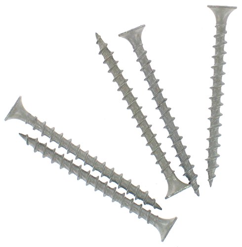 Grip-Rite PTN32M Tornillo Exterior de 3 Pulgadas #8 con Rosca Gruesa y Cabeza Bugle, Paquete de 2000 miniatura 1