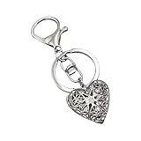Llavero Con Dije De Corazón Acero 316 Medallón Decorativo Ligero Para Bolsos Llaves E Ideas Boda Llavero Para Bolsos