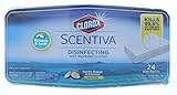 Clorox - 32034 Scentiva Disinfecting Wet Mopping Cloths, White