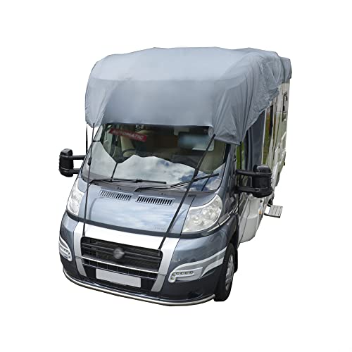 UK Custom Covers MTC916GREYAD2 Motorhome Top Roof Cover Waterproof Heavy Duty Grey - Sizes 5.7-8.5m