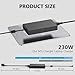 230W Laptop Netzteil Ladegerät für MSI GS66 GS65 GS76 GS75 WS65 WS66 WS75 WS76 Stealth P65 P75 Creator A17-230P1A A12-230P1A Chicony Katana15 17 GF66 GF76 12th Pulse 15 16 17 GL66 GL76 Ladekabel