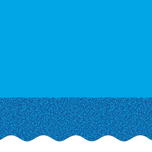 Smartline 24 ft Round Swimming Pool Liner | Pebble Bottom | Overlap Style | 54 Inch Wall Height | 25 Gauge Heavy Duty Virgin Vinyl | Designed for Steel Sided Above Ground Pools
