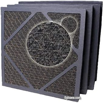 Dri-Eaz F397 HEPA 500 Activated Carbon Filters HEPA Filter Replacement for Air Scrubber & Air Purifiers Portable Carbon Filter 15-3/4 In Black Pack of 4
