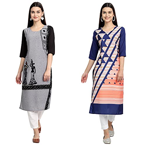 Image of Women's Crepe Regular Kurta