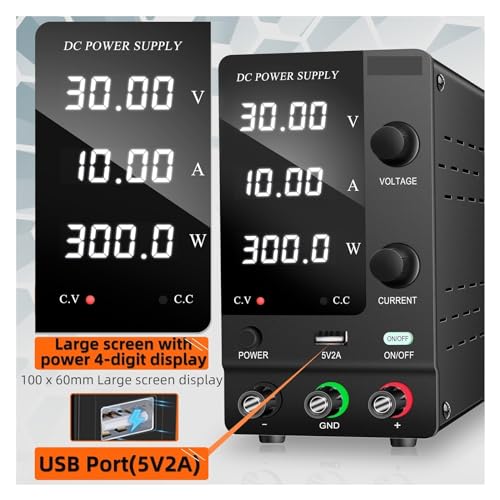 Alimentation CC laboratoire codeur rotation continue source banc 120V - 4