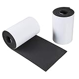 Toolerando Auto-Türkantenschutz Garagen-Wandschutz Türkantenschoner selbstklebend, 20 x 200 x 0,65 cm, 2 Stück, Schwarz