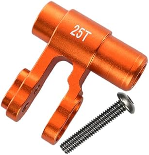 Aluminum Standard 25T Servo Horn for Traxxas X Maxx 4X4 6S / 8S - 2Pc Set Orange