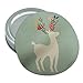 Deer and Flowers Round Rubber Non-Slip Jar Gripper Lid Opener