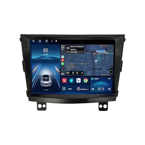Autoradio tactile 9 pouces avec DSP audio et connexion CarPlay Android Auto