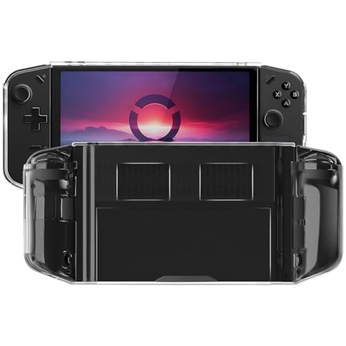 Miimall Capa transparente para Lenovo Legion Go, capa protetora de TPU macio, proteção total, anti-impressões digitais, resistente a arranhões, capa protetora para Lenovo Legion Go Gaming portátil