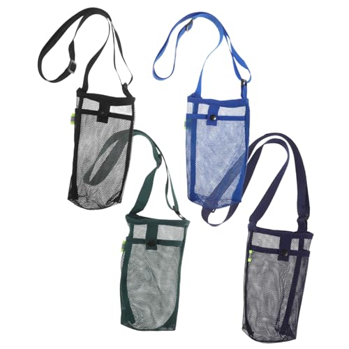 BESPORTBLE 4 Fundas Protectoras Para Bebidas Funda Protectora Para Vasos De Agua Portabotellas Con Correa Para Vasos Bolsa De Malla Para Botellas De Agua Bolsa Aislante