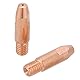 Mig Schweißspitzen 20 Stück Kupfer Kontaktspitze M6 für Binzel 24KD MIG/MAG Schweißbrenner 0,8/1,0/1,2 mm(0.8)