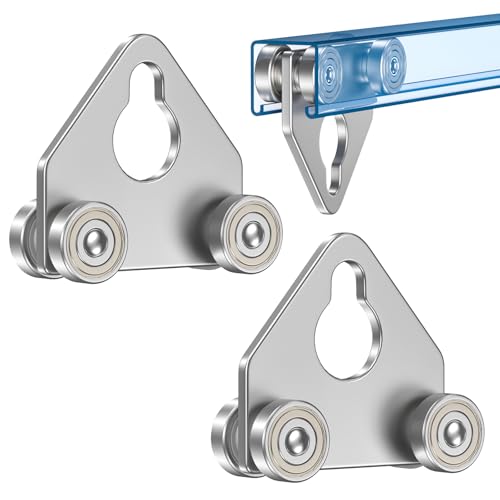 Carro de montaje de 4 ruedas SKTREX para canales de puntal de 1-5/8 pulgadas (paquete de 2)