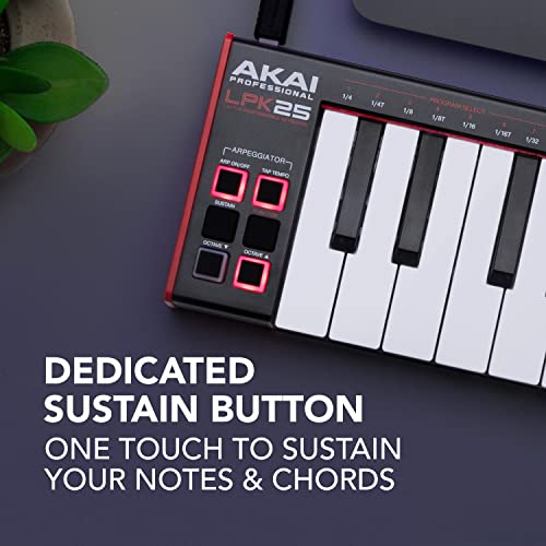 Akai LPK25 MK2 Professional Lpk25 - Usb Midi Keyboard Controller thumb #4