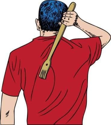 Playnova itching hand stick long rod | Itching stick | Relaxation Documentary Back Scrater | 14 inch plastic body massage for men and women (brown, 1 pc) Playnova itching hand stick long rod | Itching stick | Relaxation Documentary Back Scrater | 14 inch plastic body massage for men and women (brown, 1 pc)